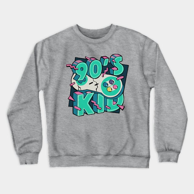 90's Kid Retro Crewneck Sweatshirt by Polomaker